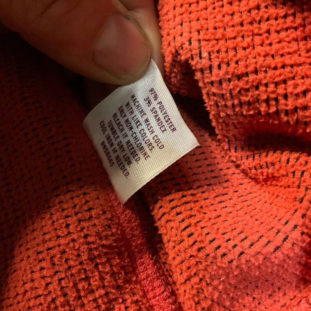 Zella Active Hoodie Pullover Top Size Small Salmon 1/4 Zip Thumb Hole Long Slve - Picture 5 of 10